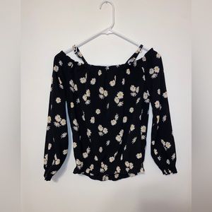 Sunflower Cold Shoulder Top